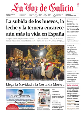 Cover of La Voz de Galicia (Carballo)