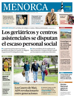 Cover of Menorca Diario Insular