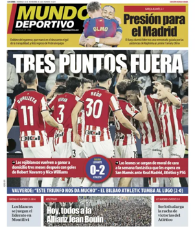 Cover of Mundo Deportivo (Bizkaia-Araba)