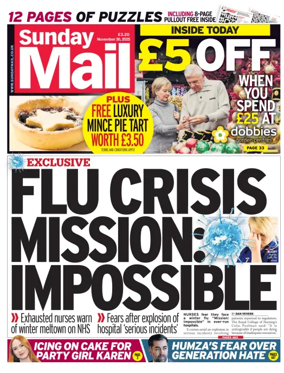 Cover of Sunday Mail (UK)