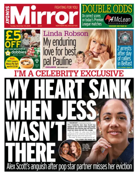 Cover of Sunday Mirror (Northern Ireland)