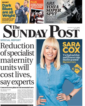 Cover of The Sunday Post (Dundee)