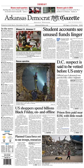 Cover of Arkansas Democrat-Gazette