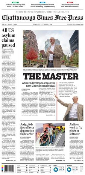 Cover of Chattanooga Times Free Press