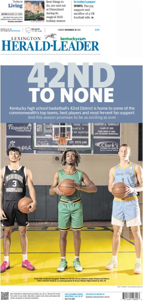 Cover of Lexington Herald-Leader (Sunday)