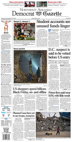 Cover of Northwest Arkansas Democrat-Gazette