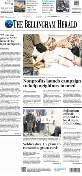 Cover of The Bellingham Herald (Sunday)