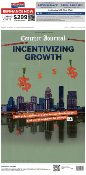 Cover of The Courier-Journal (Louisville)