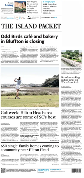 Cover of The Island Packet (Sunday)