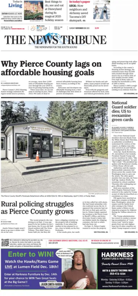 Cover of The News Tribune