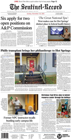 Cover of The Sentinel-Record