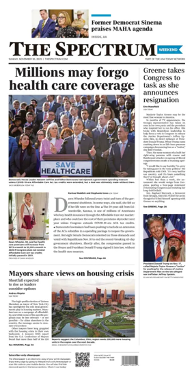 Cover of The Spectrum & Daily News