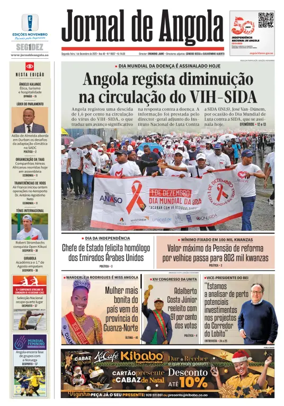 Cover of Jornal de Angola