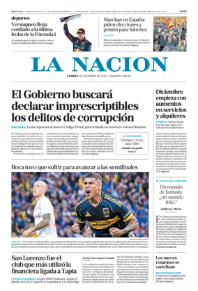 Cover of La Nacion
