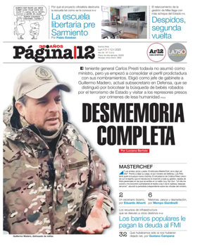 Cover of Pagina 12