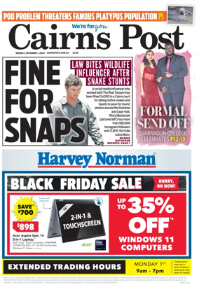 Cover of The Cairns Post