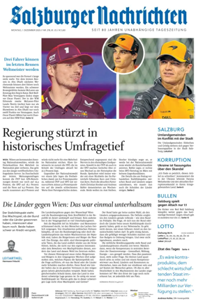 Cover of Salzburger Nachrichten