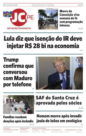 Cover of Jornal do Commercio