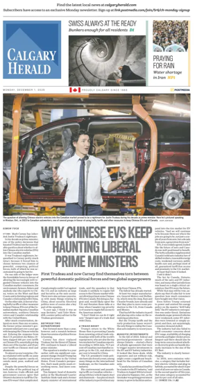 Cover of Calgary Herald
