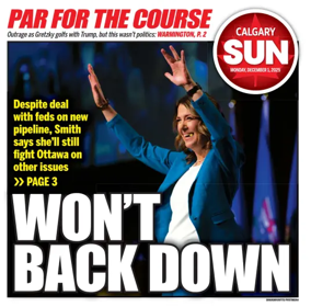 Cover of Calgary Sun