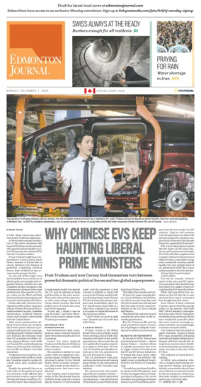 Cover of Edmonton Journal
