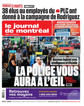 Cover of Le Journal de Montreal