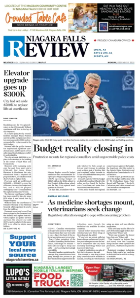 Cover of The Niagara Falls Review