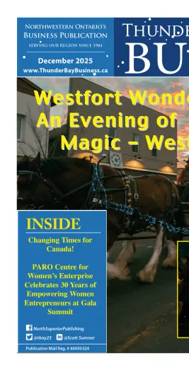 Cover of Thunder Bay Business