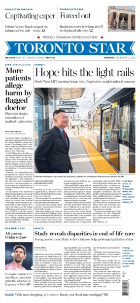 Cover of Toronto Star
