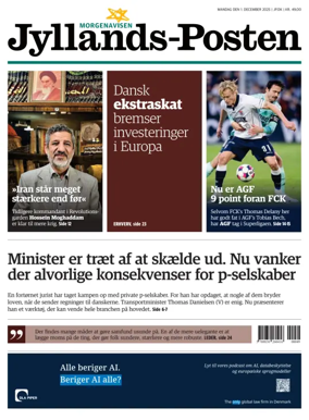 Cover of Jyllands-Posten