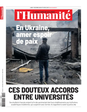 Cover of L'HUMANITE