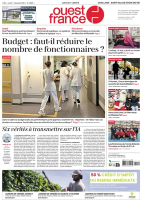 Cover of Ouest France (Challans / Saint-Gilles-Croix-de-Vie)