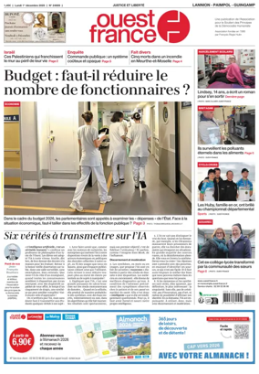 Cover of Ouest France (Lannion)