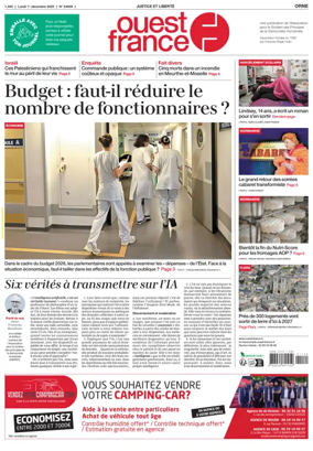 Cover of Ouest France (Orne)