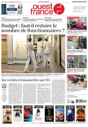 Cover of Ouest France (Rennes Nord)