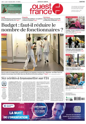 Cover of Ouest France (Sarthe)