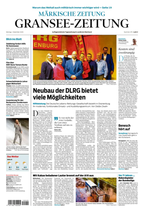 Cover of Gransee-Zeitung