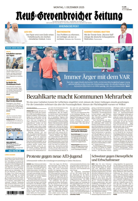 Cover of Neuss-Grevenbroicher Zeitung Neuss
