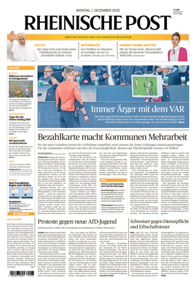 Cover of Rheinische Post Duisburg