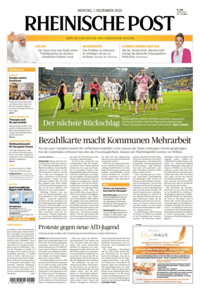 Cover of Rheinische Post – Düsseldorf Mitte/West/Ost/Nord/Süd