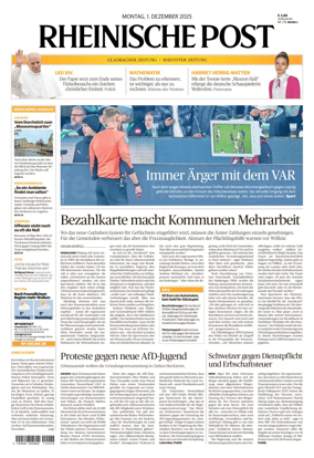 Cover of Rheinische Post - Mönchengladbach and Korschenbroich