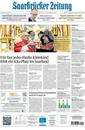 Cover of Saarbruecker Zeitung