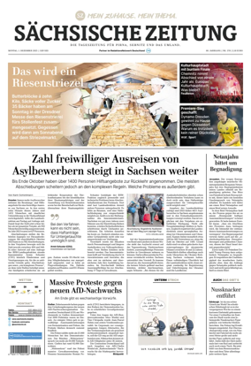 Cover of Sächsische Zeitung (Pirna Sebnitz)