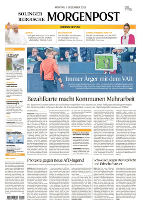 Cover of Solinger Bergische Morgenpost/Remscheid