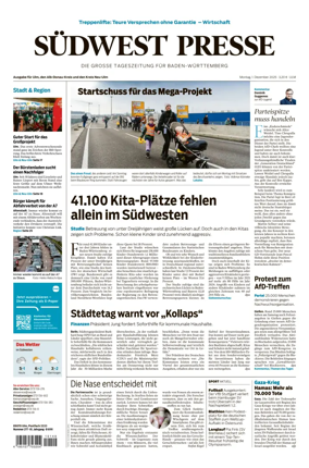 Cover of Südwest Presse (Ulm)