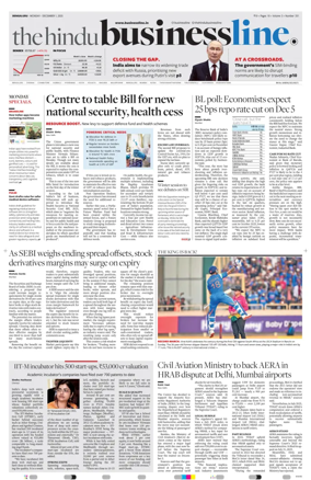 Cover of BusinessLine (Bangalore)