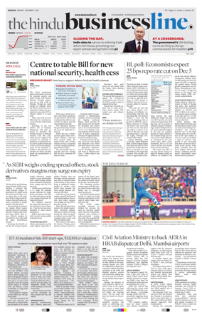 Cover of BusinessLine (Kolkata)
