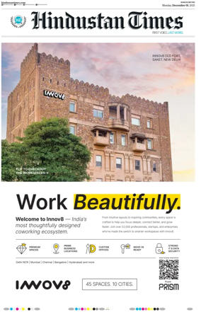 Cover of Hindustan Times (Ranchi)