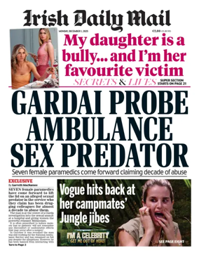 Cover of Irish Daily Mail