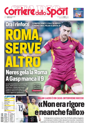Cover of Corriere dello Sport (Lazio)